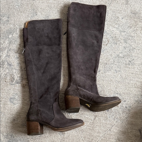 Lucky Brand Dark Brown Over the Knee BootsSize 9MColor:brown